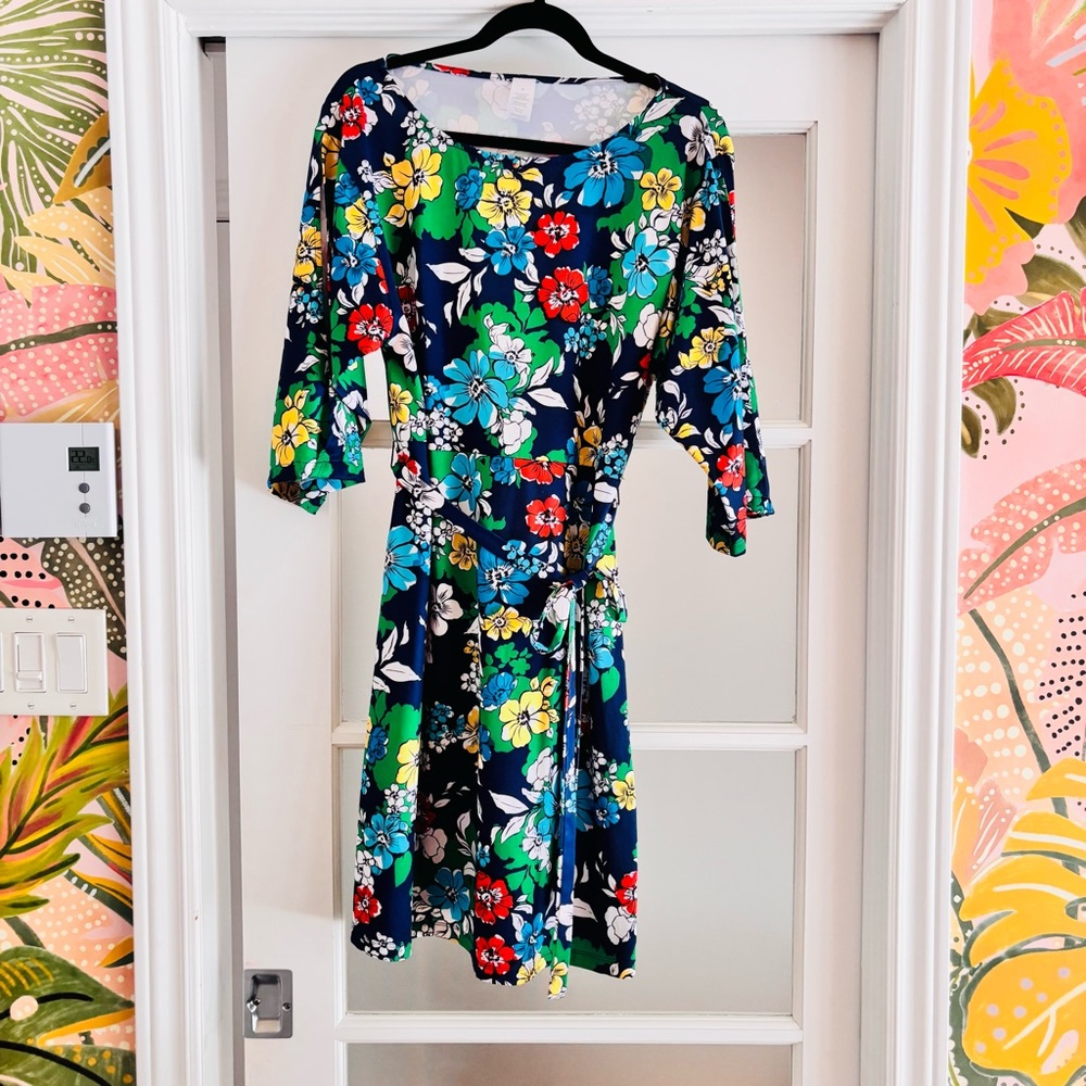 #27 Elegant Floral Long Sleeve Dress